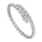 18K Gold Plated Serpent Bracelet with Cubic Zirconia