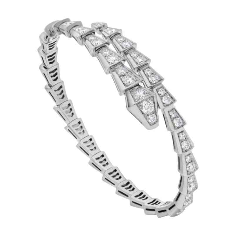 18K Gold Plated Serpent Bracelet with Cubic Zirconia